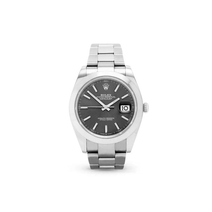 Rolex DatejustUnworn 2026 41mm Grey Slate Index Dial Oyster Ref. 126300