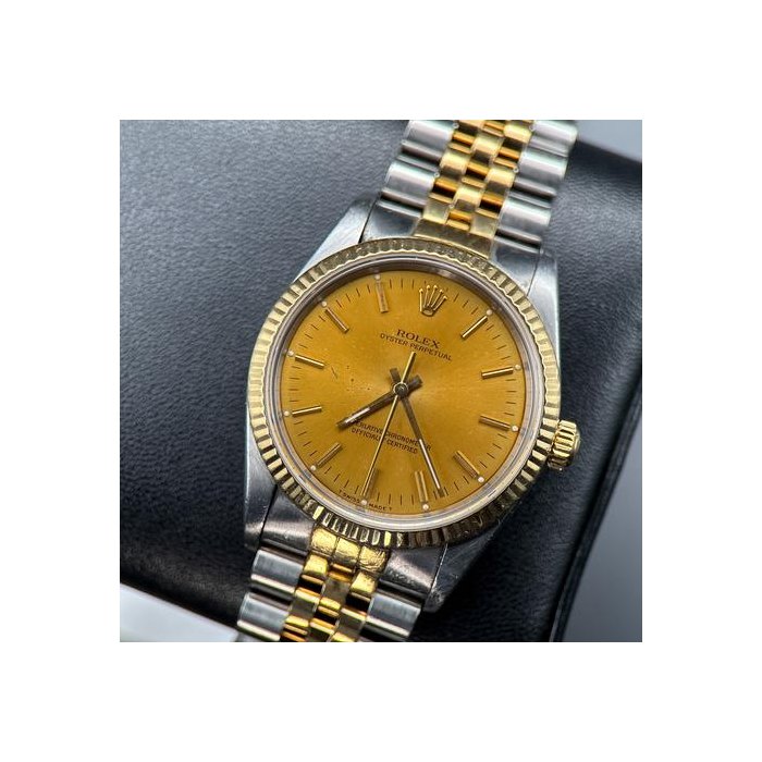 Rolex Oyster Perpetual34 14233 Champagne Dial