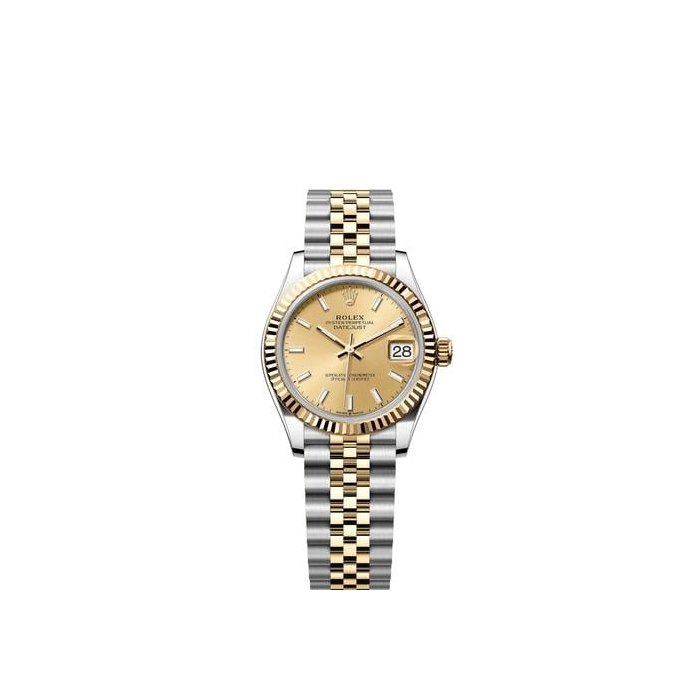 Rolex Datejust31 NEW 2026 Champagne Index Dial Two Tone Yellow Gold Jubilee Bracelet Ref. 278273