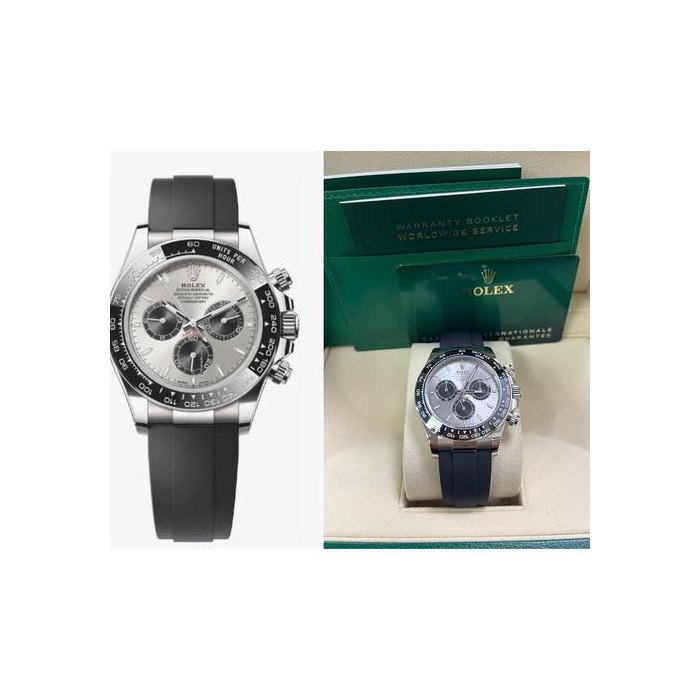 Rolex DaytonaWhite Gold Cosmograph Daytona Silver And Black Index Dial - Oysterflex Strap 126519LN Ref. 126519LN-0006