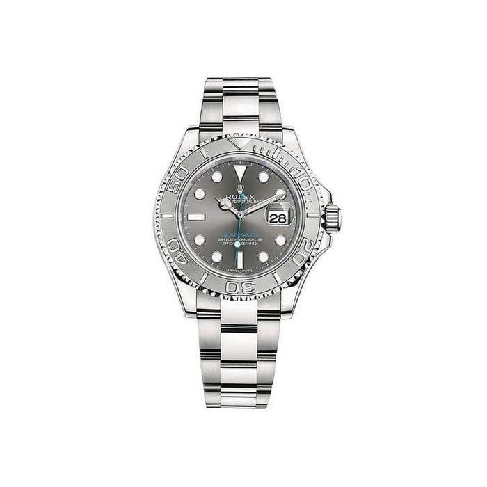 Rolex Yacht-Master40mm Platinum/Stainless Steel Rhodium Dial 116622