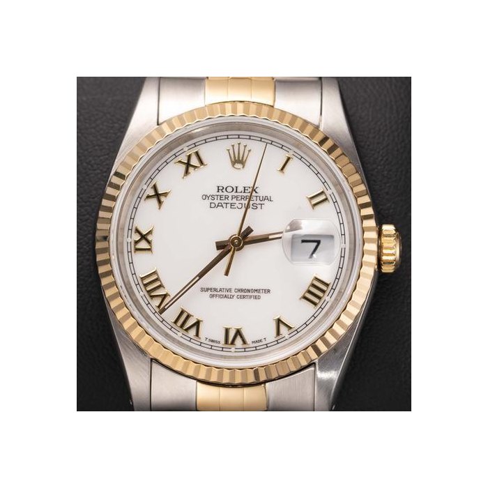 Rolex Datejust36 Factory Roman Dial Ref. 16233