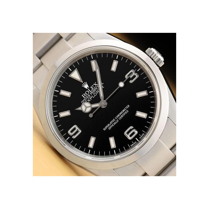 Rolex Explorer2001 Rolex Explorer I 114270 36mm Stainless Steel Oyster Black 3-6-9 Dial Watch