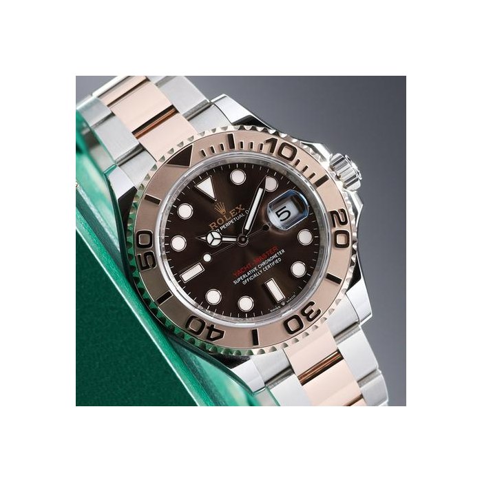 Rolex Yacht-Master2025 Complete 40mm Stainless Steel Case Chocolate Dial Everose gold Bezel Oyster 126621