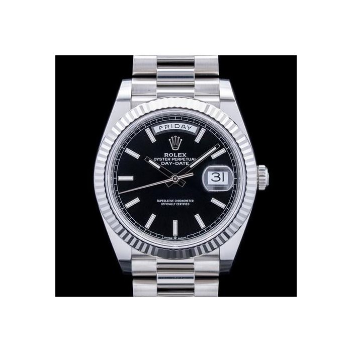Rolex Day-Date228236 Day-Date President Platinum Black Dial 2025