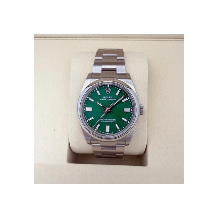 Rolex Oyster Perpetual36 New June 2026 126000 Green Dial Full Set