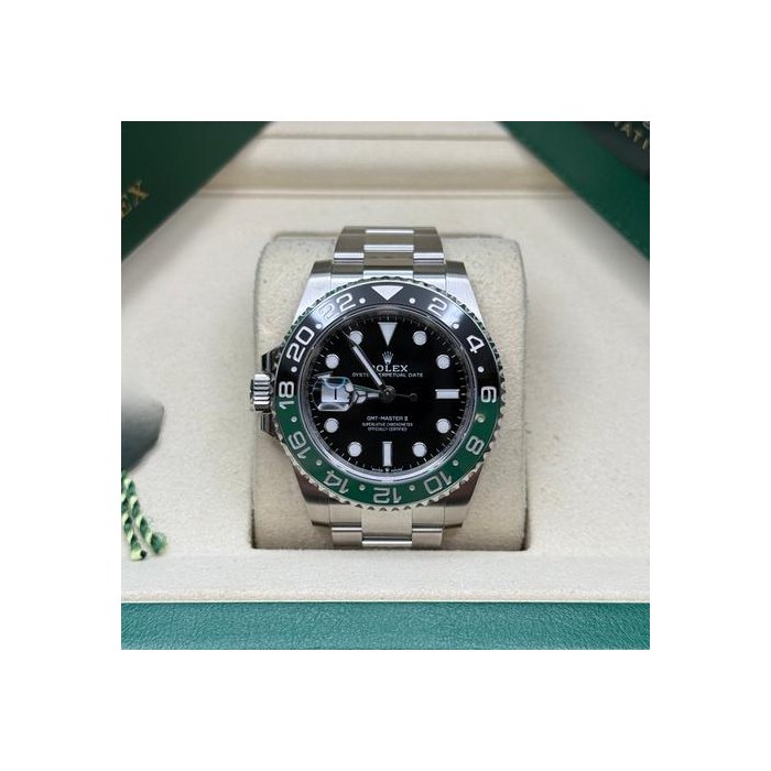 Rolex GMT-Master IISprite Dial Stainless Steel Oyster Bracelet Ref. 126720VTNR