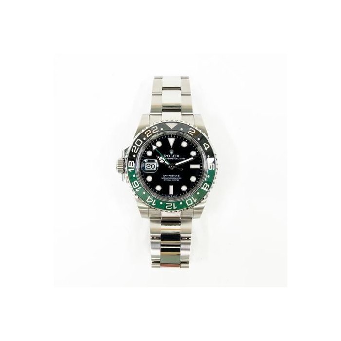 Rolex GMT-Master IIStainless Steel "Sprite" Black Dial 126720VTNR