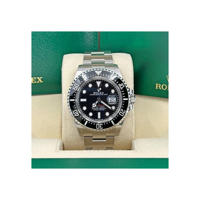 Rolex Sea-DwellerRed Letters 43mm Black Dial Oyster 126600 Mint 2024 Full Set