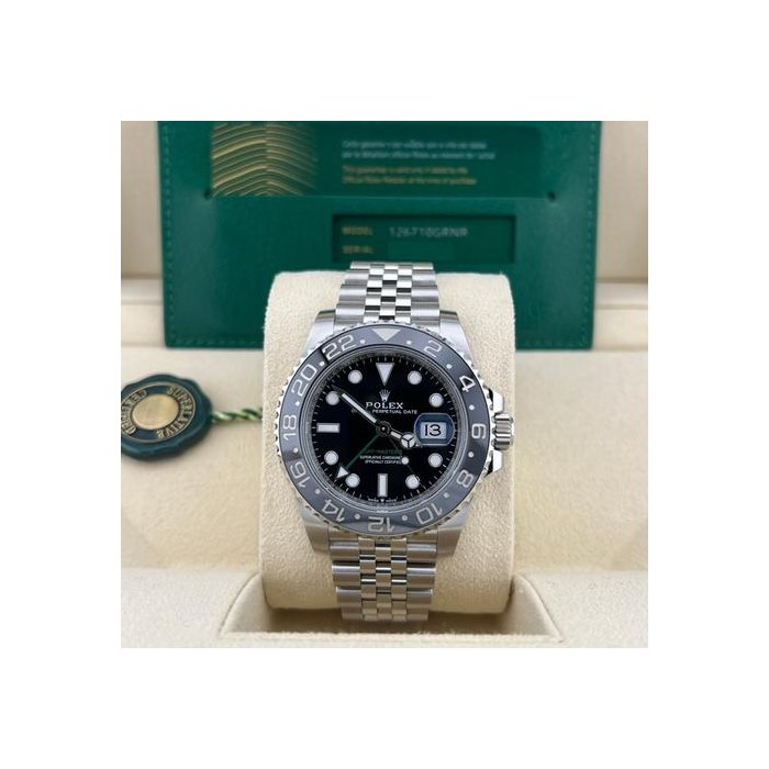 Rolex Rolex GMT-Master IIIn Stock 2025 "Bruce Wayne" 126710GRNR GMT-Master II Stainless Jubliee, Price & Market Data