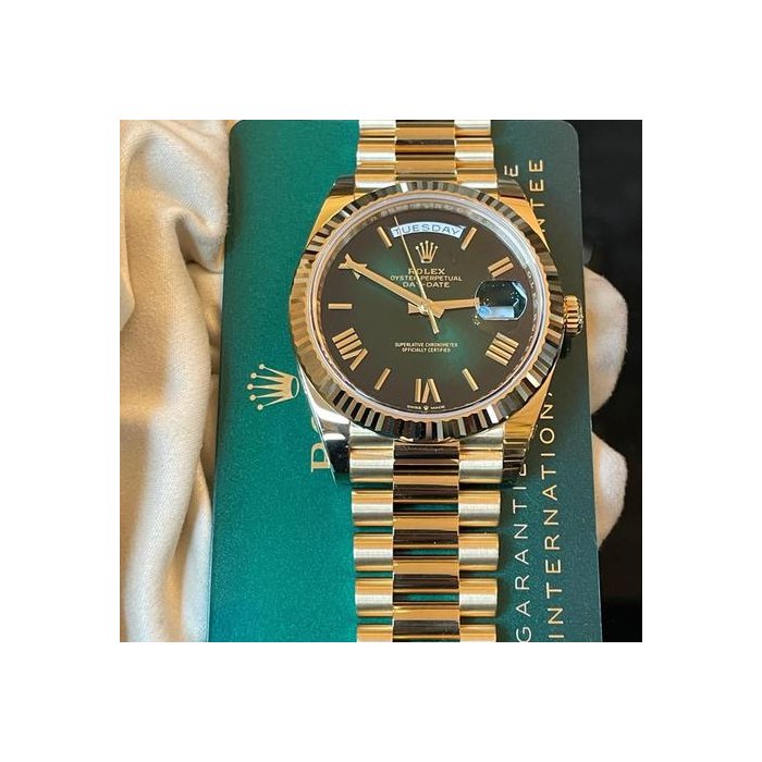 Rolex Day-Date40 2026 Green Ombré dial NEW/UNWORN Ref. 228238