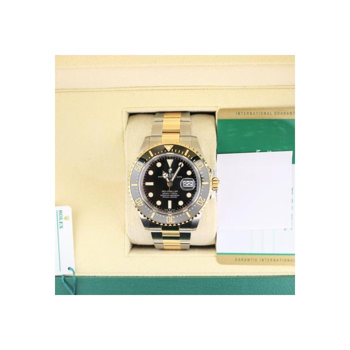 Rolex Sea-Dweller2019 Sea-Dweller 126603 Black Dial TT 18kt Oyster With Papers 43mm