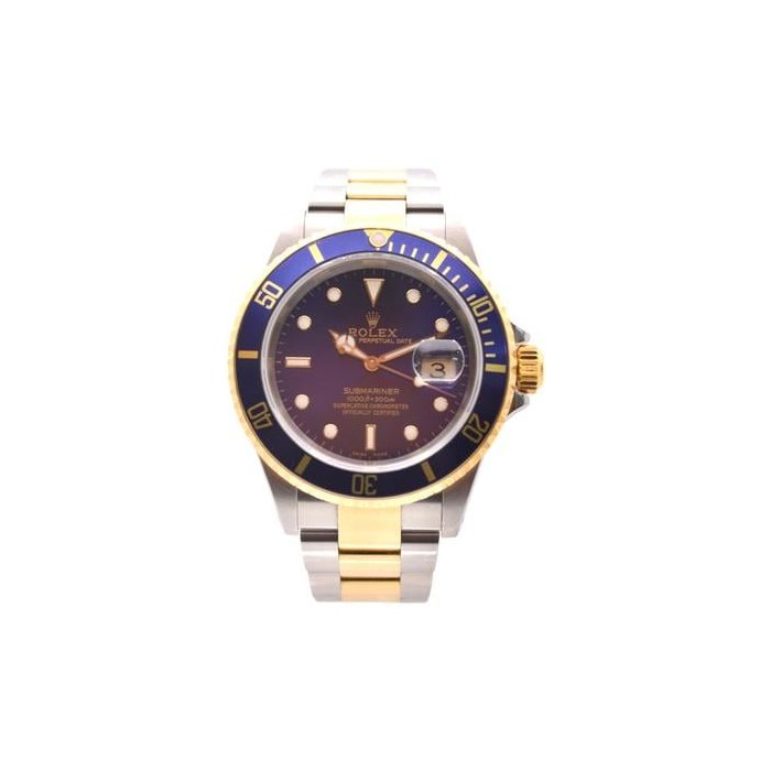 Rolex Submariner Date40 "Bluesy" Dial 18K Yellow Gold and Stainless Steel 16613