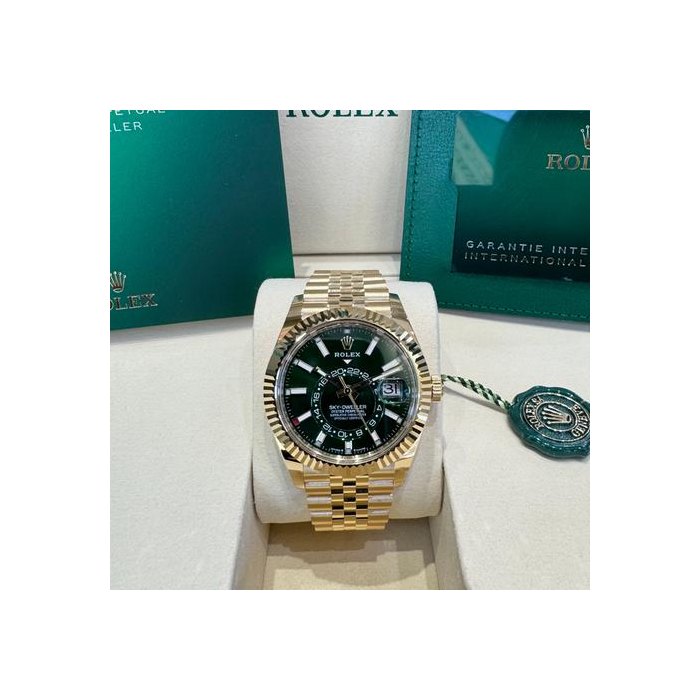 Rolex Sky-DwellerYellow Gold Jubilee Green Dial 2025 Ref. 336938