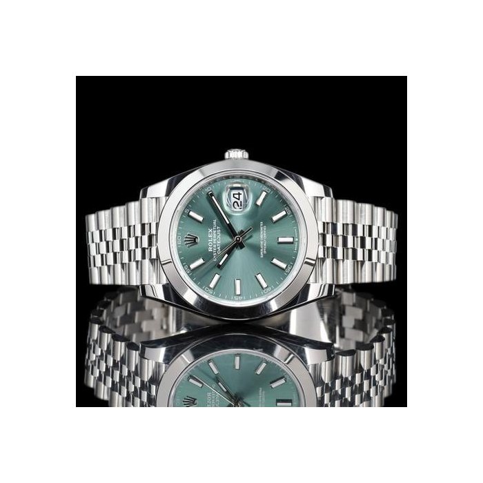 Rolex Datejust41 Datejust 41 Mint Dial Jubilee Smooth 126300 FULL SET