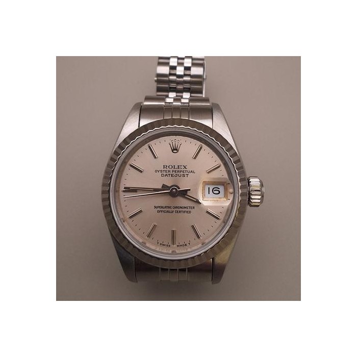 Rolex Lady-Datejust26 Rolex Lady-Datejust 69174 18K White Gold Bezel Full Set
