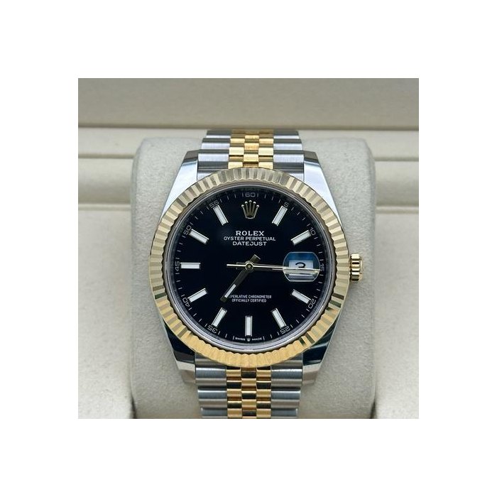 Rolex Datejust41 Two Tone Black Dial 2025 - New Style Box Ref. 126333