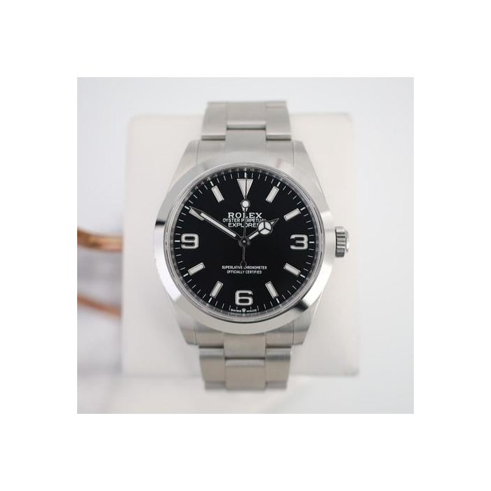 Rolex Explorer36mm Stainless Steel Black Dial Oyster Bracelet 124270