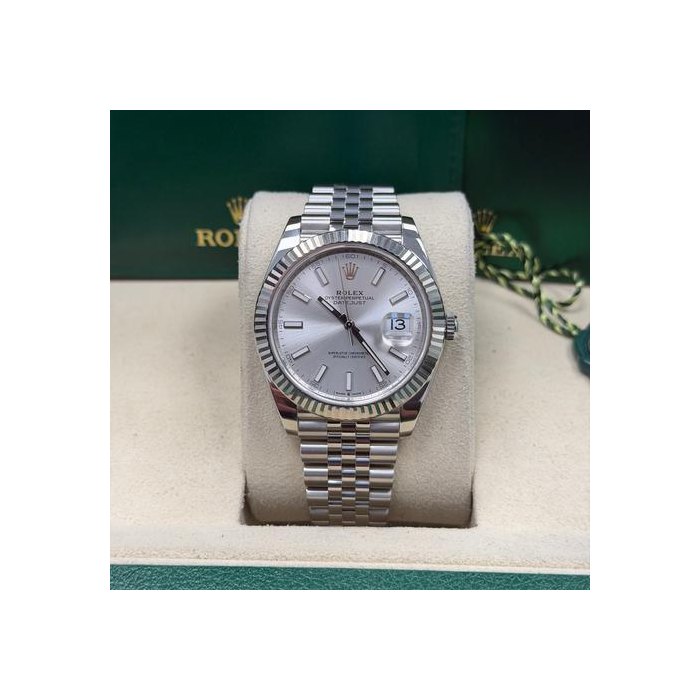 Rolex Datejust41 SUPER MINT SILVER Ref. 126334