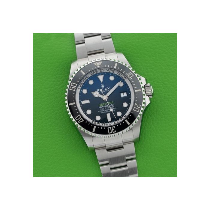 Rolex Sea-Dweller DeepseaJames Cameron D-Blue To Black Dial 100% Complete & As New - Newest V3 Version 136660 100% Complete Full Kit w B/P + Original Purchase Receipt