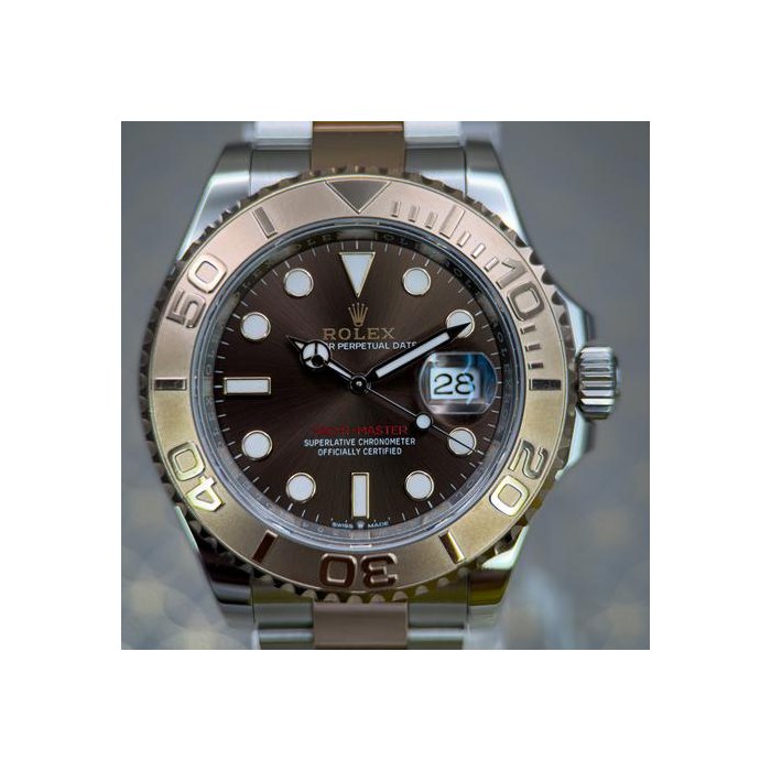 Rolex Yacht-Master40 40mm Chocolate Dial Everose Rolesor Warranty Card 2022 Ref. 126621