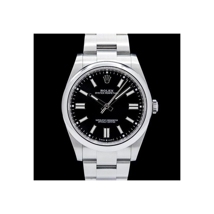 Rolex Oyster Perpetual124300 Oyster Perpetual 41 SS Black Dial