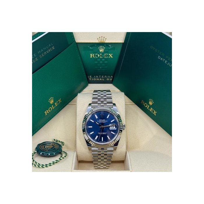 Rolex DatejustUnworn 2026 Datejust 41mm Stainless Steel Blue Jubilee 126334-0002