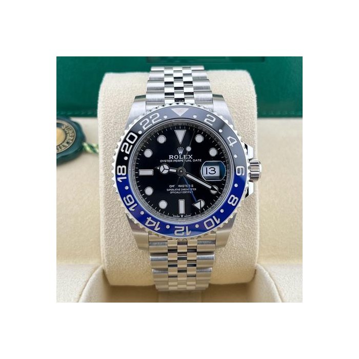 Rolex GMT-Master IIIn Stock GMT-Master II Batman 126710BLNR Jubilee Bracelet