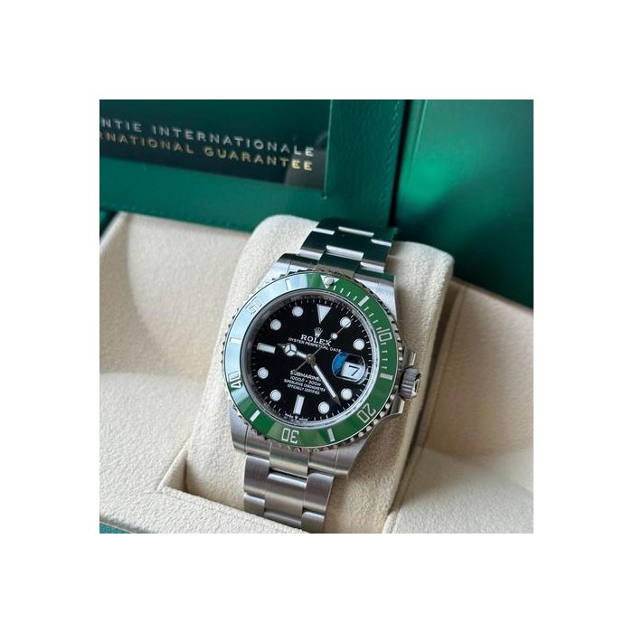 Rolex Submariner DateLike New 2022 126610LV Submariner Date 41mm Starbucks / Kermit Green Bezel