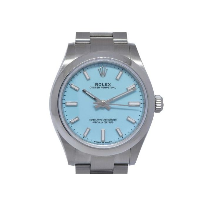 Rolex Oyster Perpetual31 Steel Turquoise Dial Ladies Watch B/P ’22 277200
