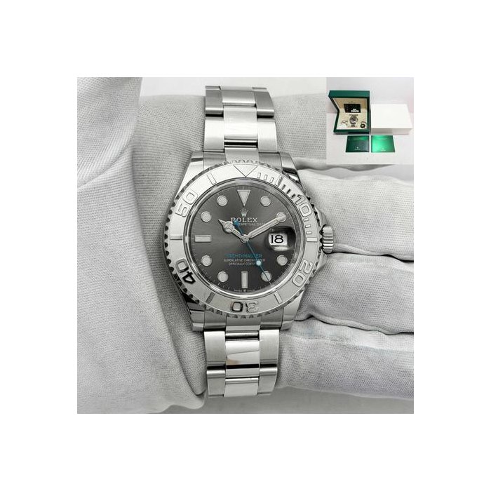 Rolex Yacht-Master2025 Rolex Yacht-Master 126622 40MM Rhodium Steel Platinum Bezel Box PaperYacht-Master