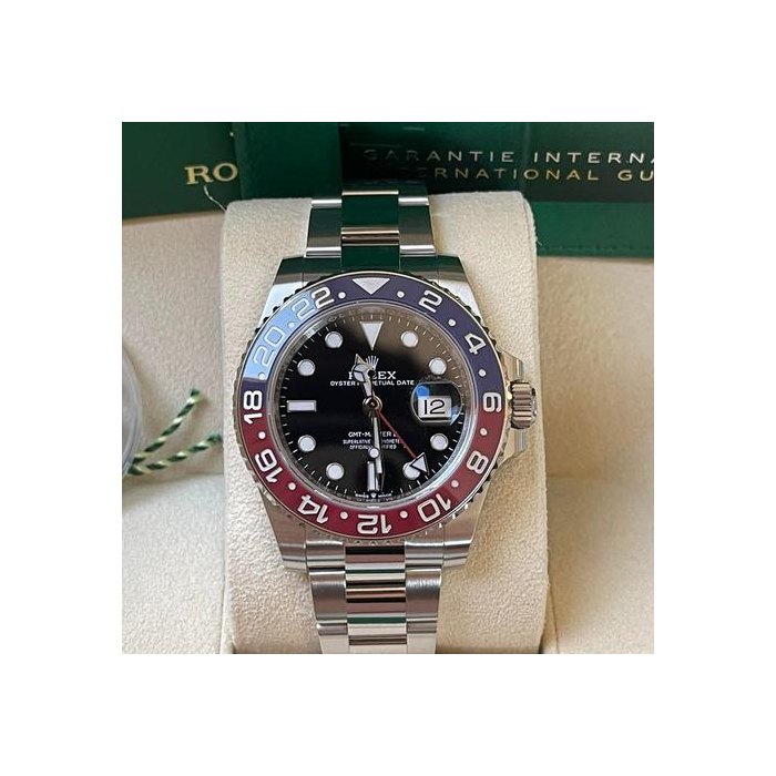 Rolex GMT-Master IIUnworn 2024 126710RO GMT-Master II 40mm “Pepsi” on Oyster Bracelet Ref. 126710BLRO