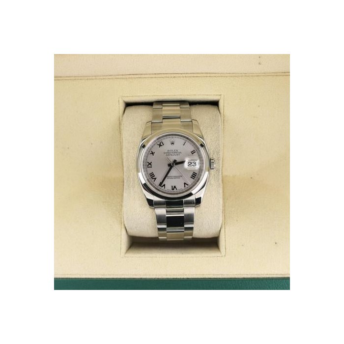 Rolex Datejust2007 Datejust 116200 Silver Roman Dial SS Oyster No Papers 36mm