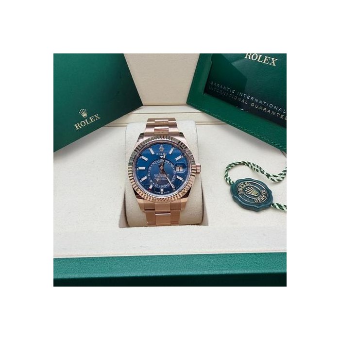Rolex Sky-Dweller2025 42mm Everose Gold Blue Dial Oyster 336935