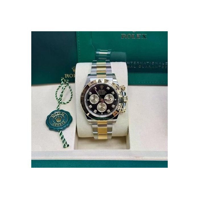 Rolex Daytona2026 Unworn Two-Tone Yellow Gold 40mm Black Diamond Dial Ref. 126503