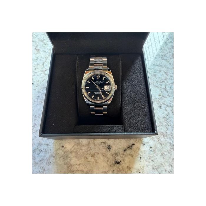 Rolex Oyster PerpetualDate Rolex Oyster Perpetual Date 115210 Steel 34mm Black 2006-07