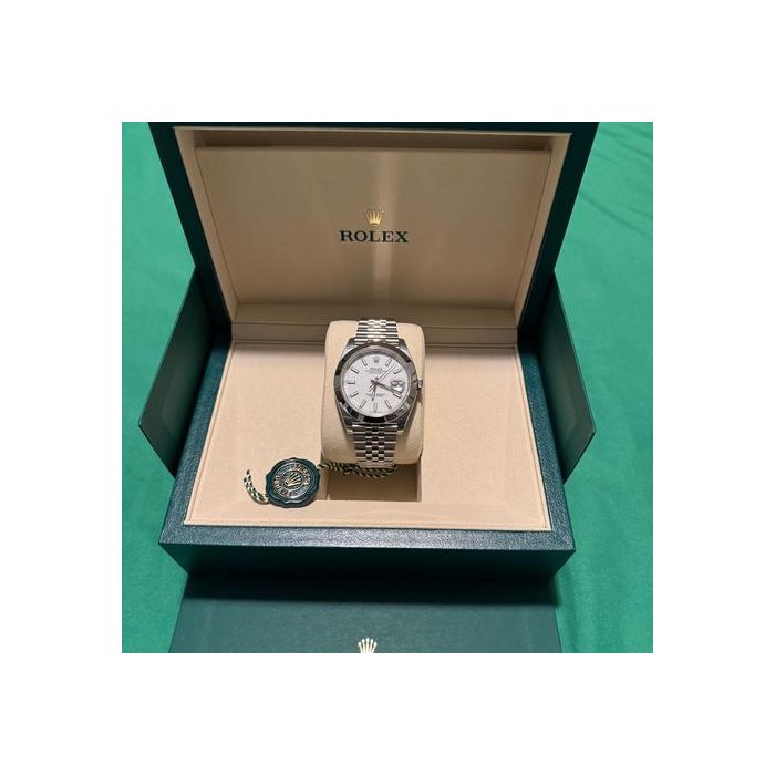 Rolex123600 Silver Jubilee Luxury Bracelet with Silver Bezel