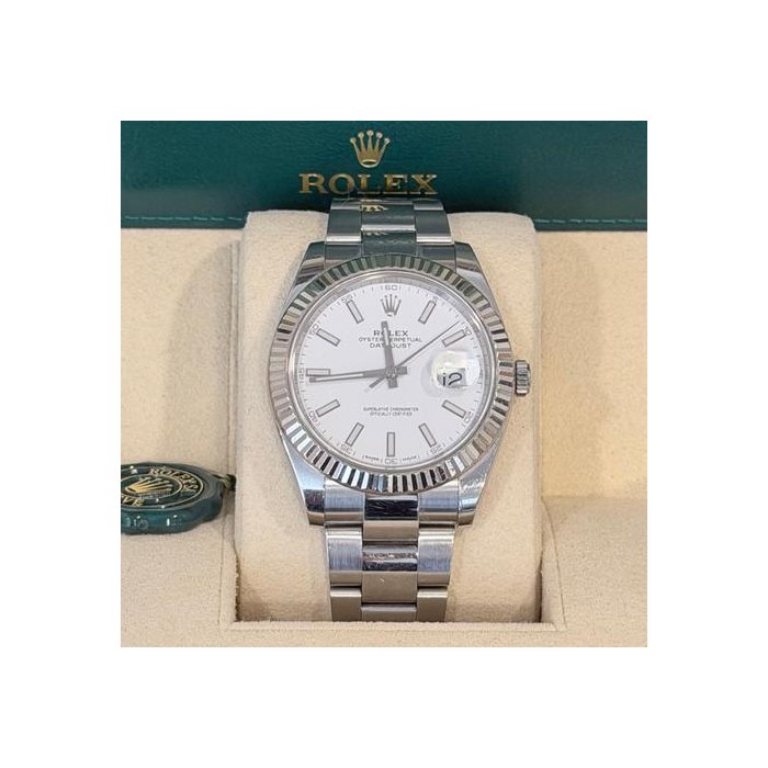 Rolex Datejust41 Ref 126334 - Gently Used Datejust 41 with Box + Papers