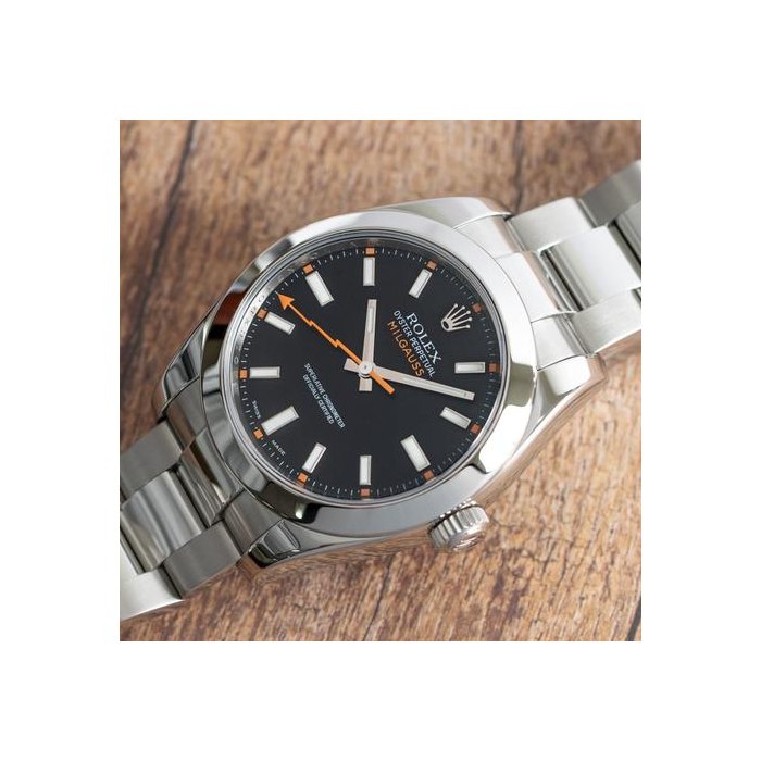Rolex Milgauss116400 Steel Black Dial 40mm