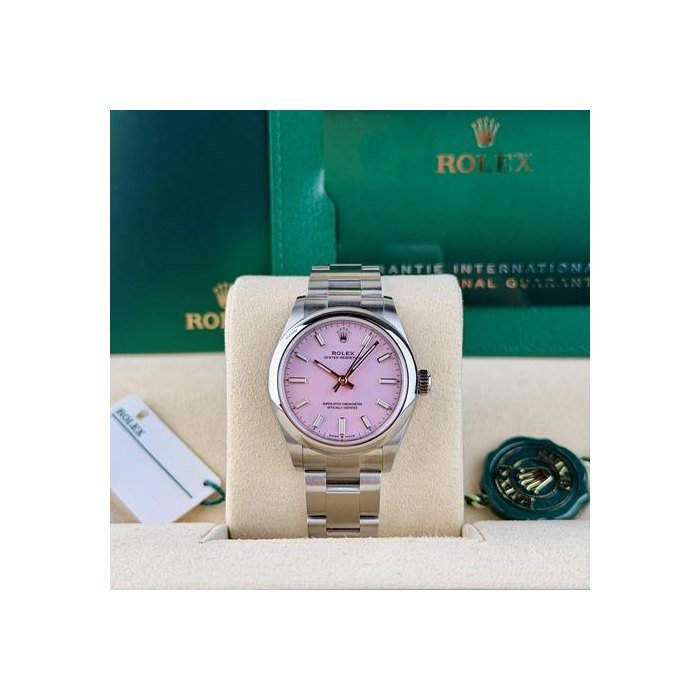 Rolex Oyster Perpetual31mm UNWORN 2026 Pink Index Smoooth Oyster 277200