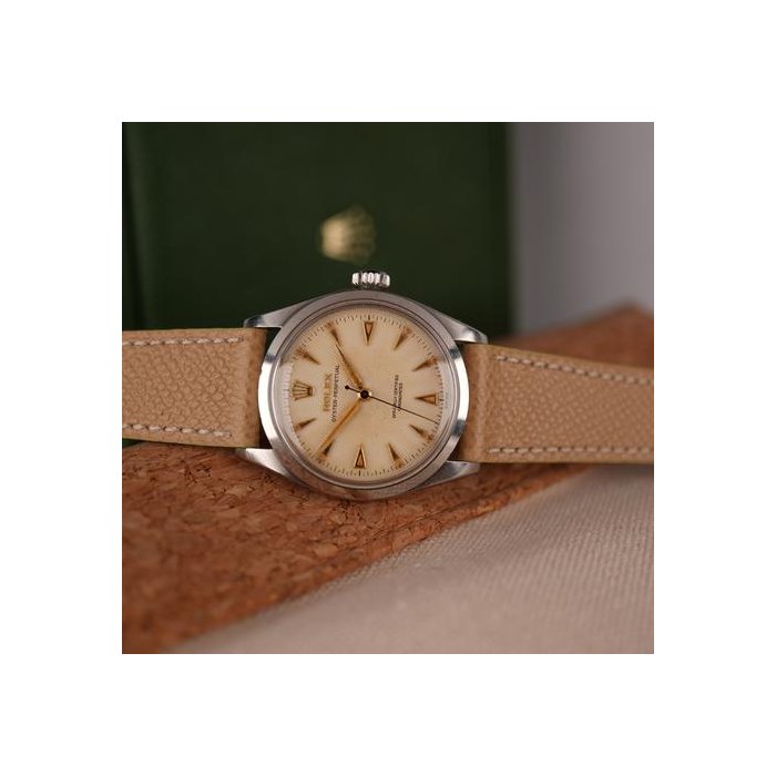 Rolex Oyster Perpetual1954 Rolex Oyster Perpetual 6284 with Perfect Radium Honeycomb Dial Rare 5 digits Serial Number