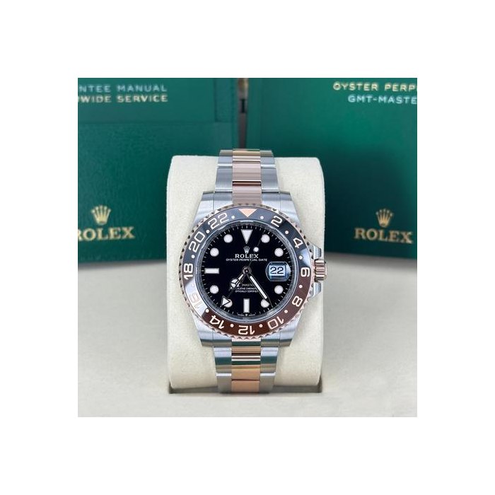 Rolex GMT-Master IIROOTBEER Mint 2022+ Black Dial 40mm Oyster 126711CHNR-0002
