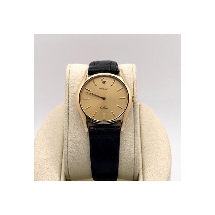 Rolex CelliniVintage Rolex Cellini 3804 32mm Champagne Dial Yellow Gold
