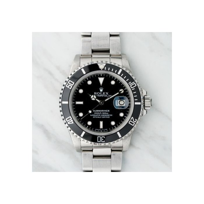 Rolex Submariner Datec. 1984 w Box & Booklet Ref. 16800