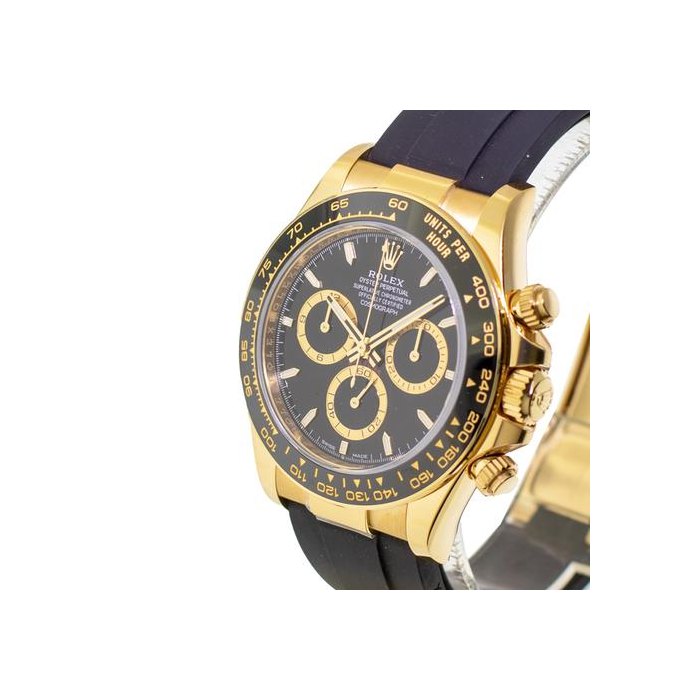 Rolex Daytona40mm Yellow Gold Black Dial & Black Bezel 126518 Brand New Full Set Ref. 126518ln