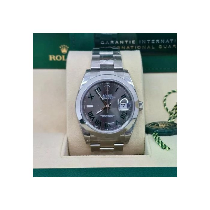 Rolex DatejustUnworn 2026 41mm "Wimbledon" Dial Oyster Bracelet Ref. 126300