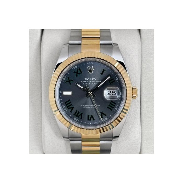 Rolex DatejustNEW 2026 Datejust 41mm 126333 Two-Tone Oyster Wimbledon Dial