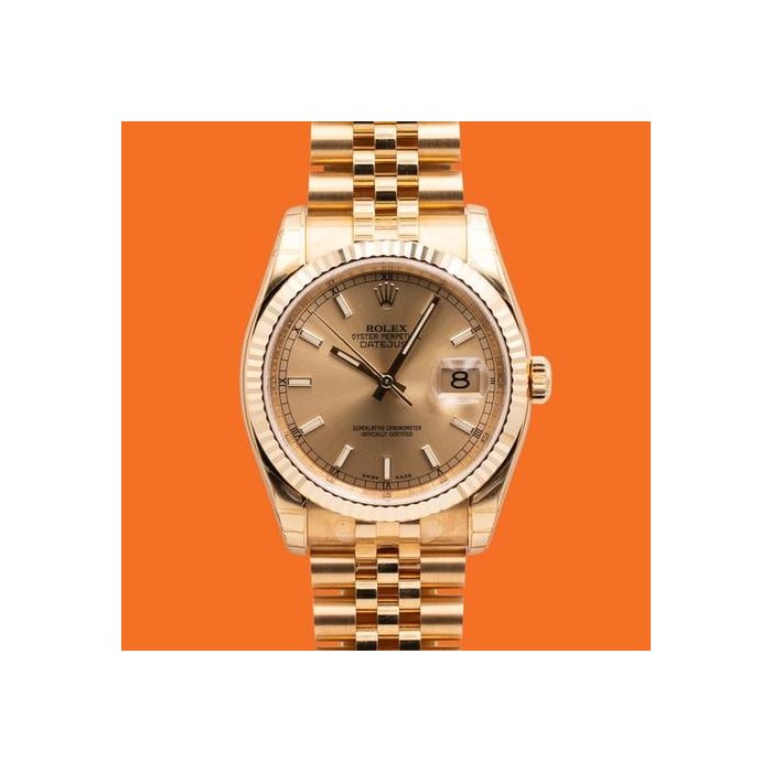 Rolex DatejustUNWORN STICKERED Rolex Datejust 36mm 116238 Full Yellow Gold 2007 Ref. 116238 CHSJ