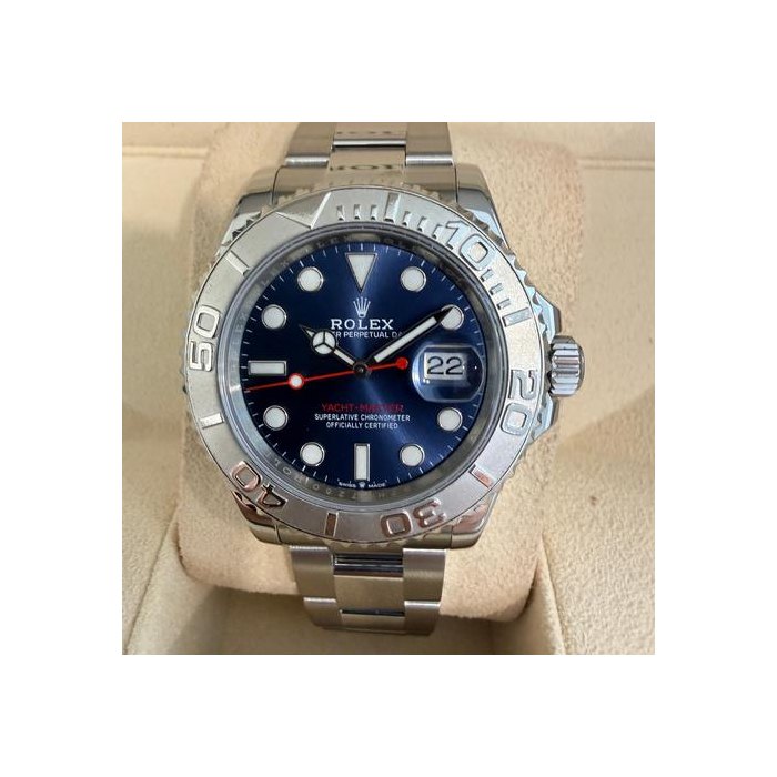Rolex Yacht-Master40 2023 full links blue dial Ref. 126622