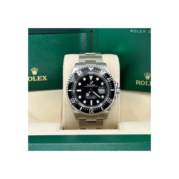 Rolex Sea-DwellerRed Letters 43mm Black Dial Oyster 126600 Mint 2022 Full Set